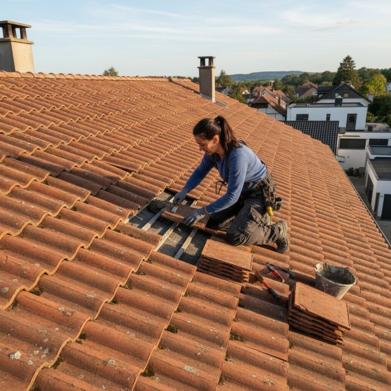 Repair Tile Roof detail